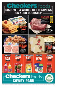 Preview of Checkers flyer valid from 08/09/2025