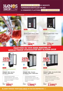 Voorbeeld van Hanos SHOP folder van winkel Hanos geldig vanaf 25-08-2025