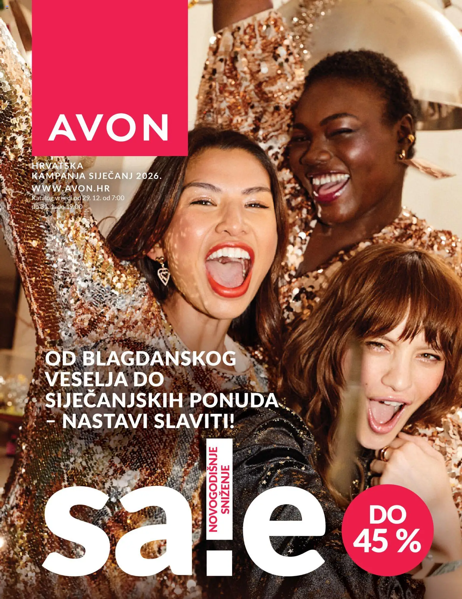 Pregled letka Katalog trgovine Avon vrijedi od 29.12.2025