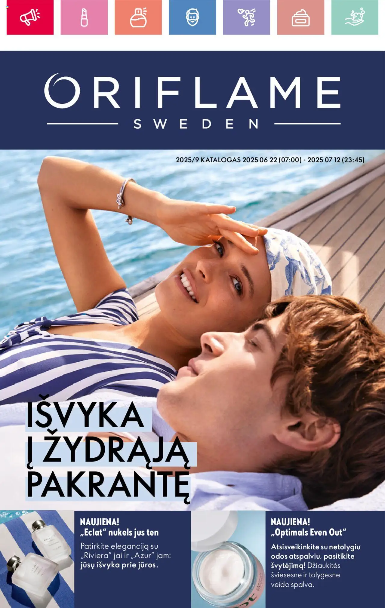 Oriflame leidinys galioja nuo 2025.06.22 – puslapio numeris 1
