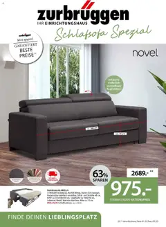 Vorschau von dem Prospekt des Geschäftes Zurbrüggen, gültig ab dem 11.09.2025