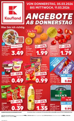 Vorschau von dem Prospekt des Geschäftes Kaufland, gültig ab dem 05.03.2026