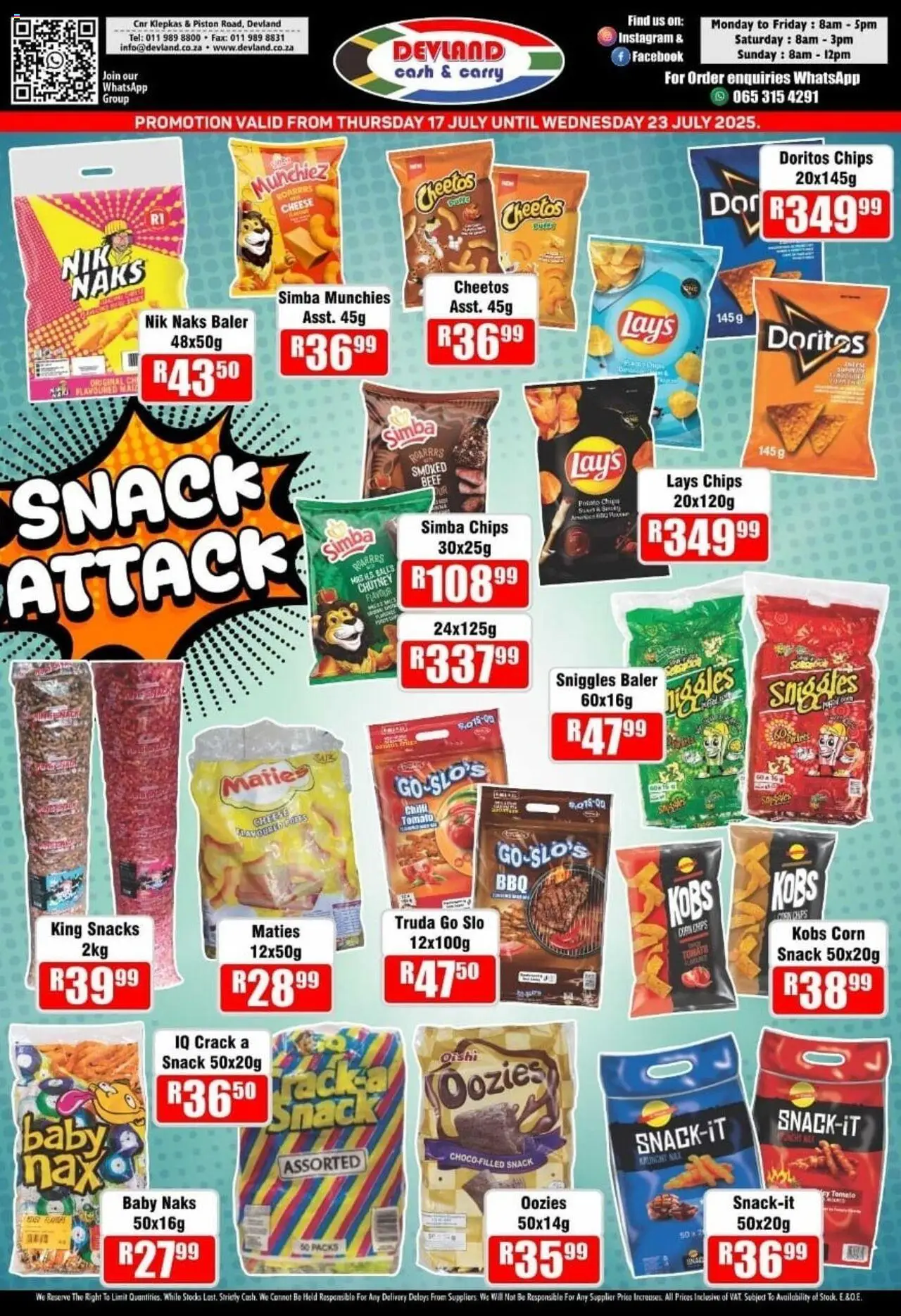 Devland Specials from 17/07 - 23/07/2025 > Promotions