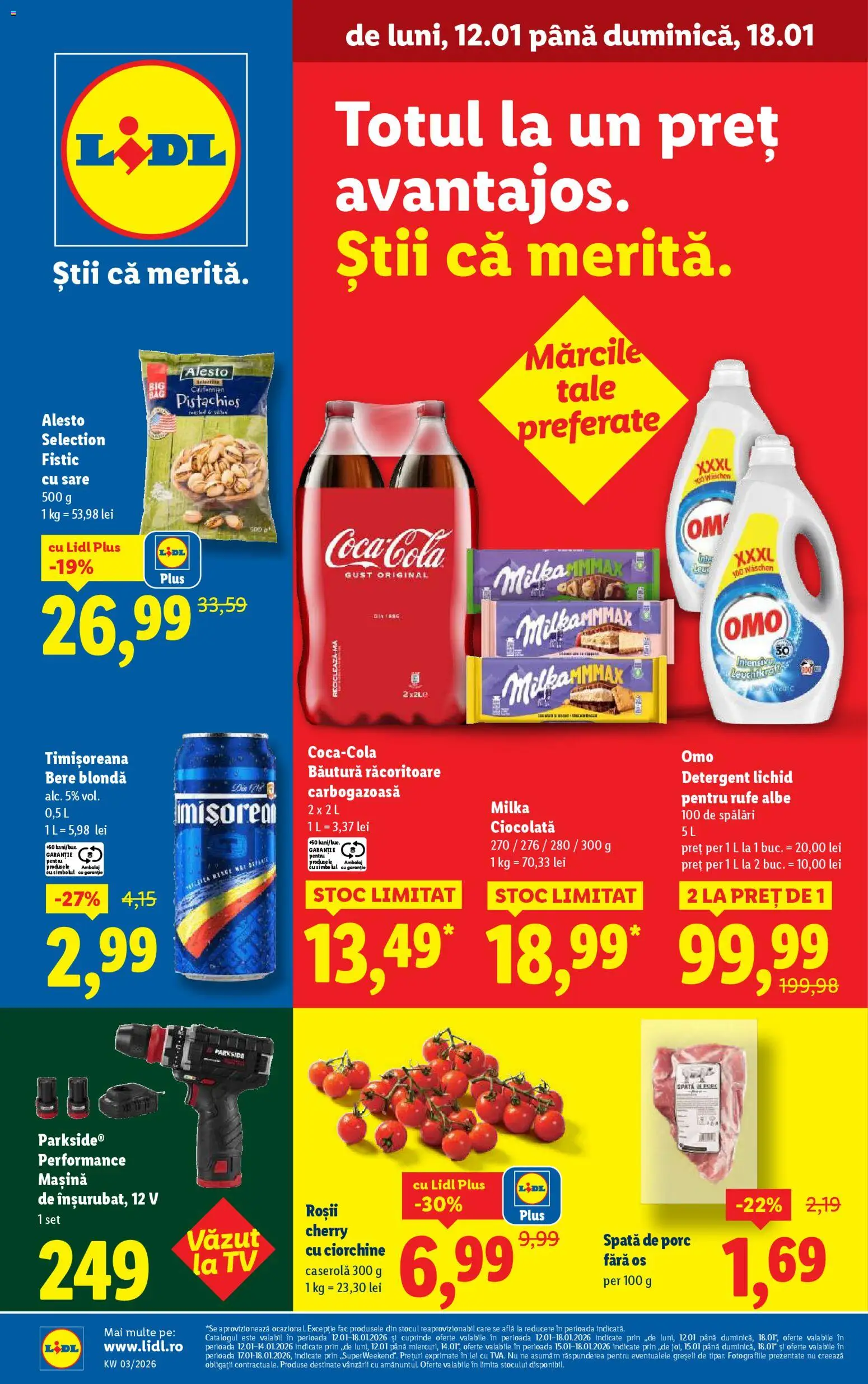 Previzualizarea de cataloage: Lidl Catalog nou valabil de la 12.01.2026