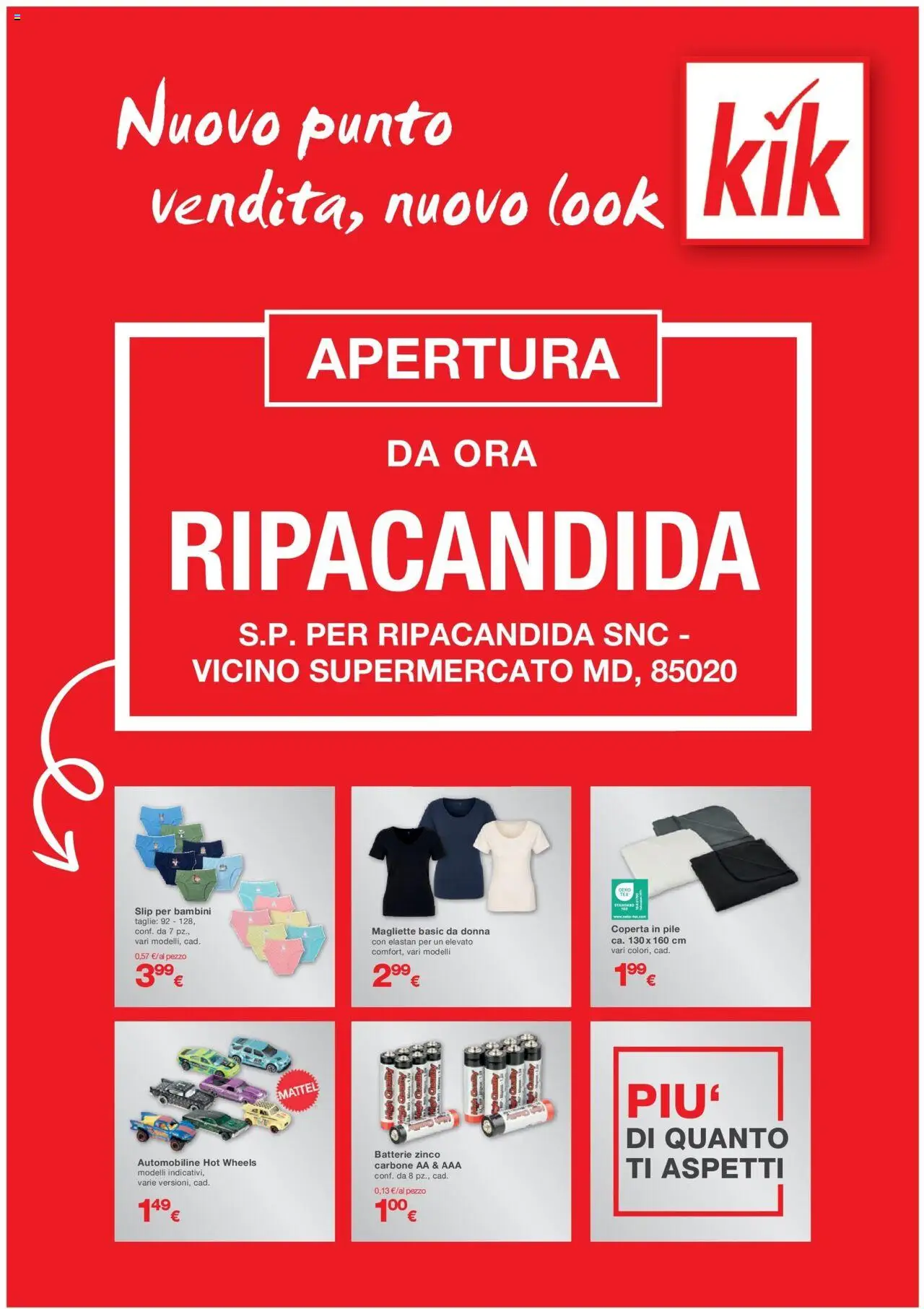 Volantino KiK valido da 03/09/2025 numero di pagina 1