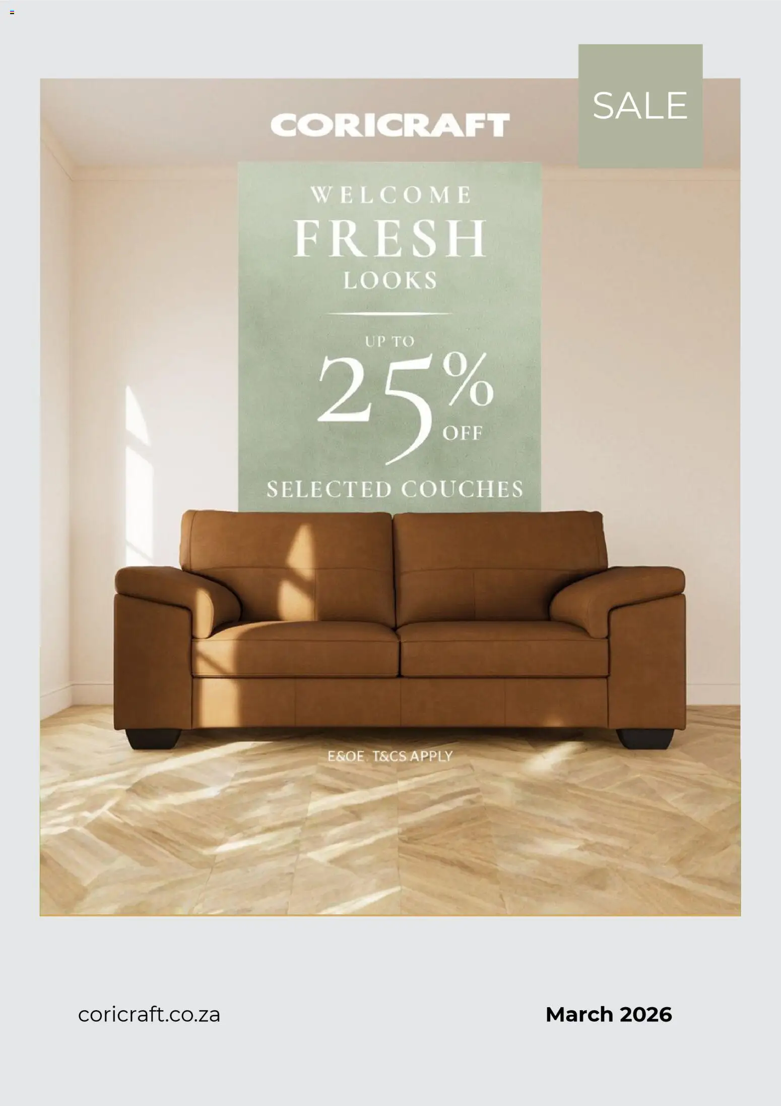 Preview of Coricraft flyer valid from 01/03/2026