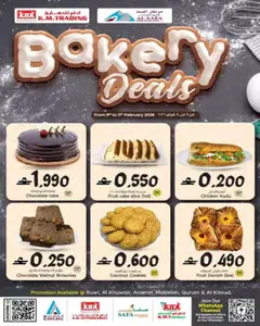 Preview of the catalogue Bakery deals of store KM Trading valid from 9 Feb, 2026