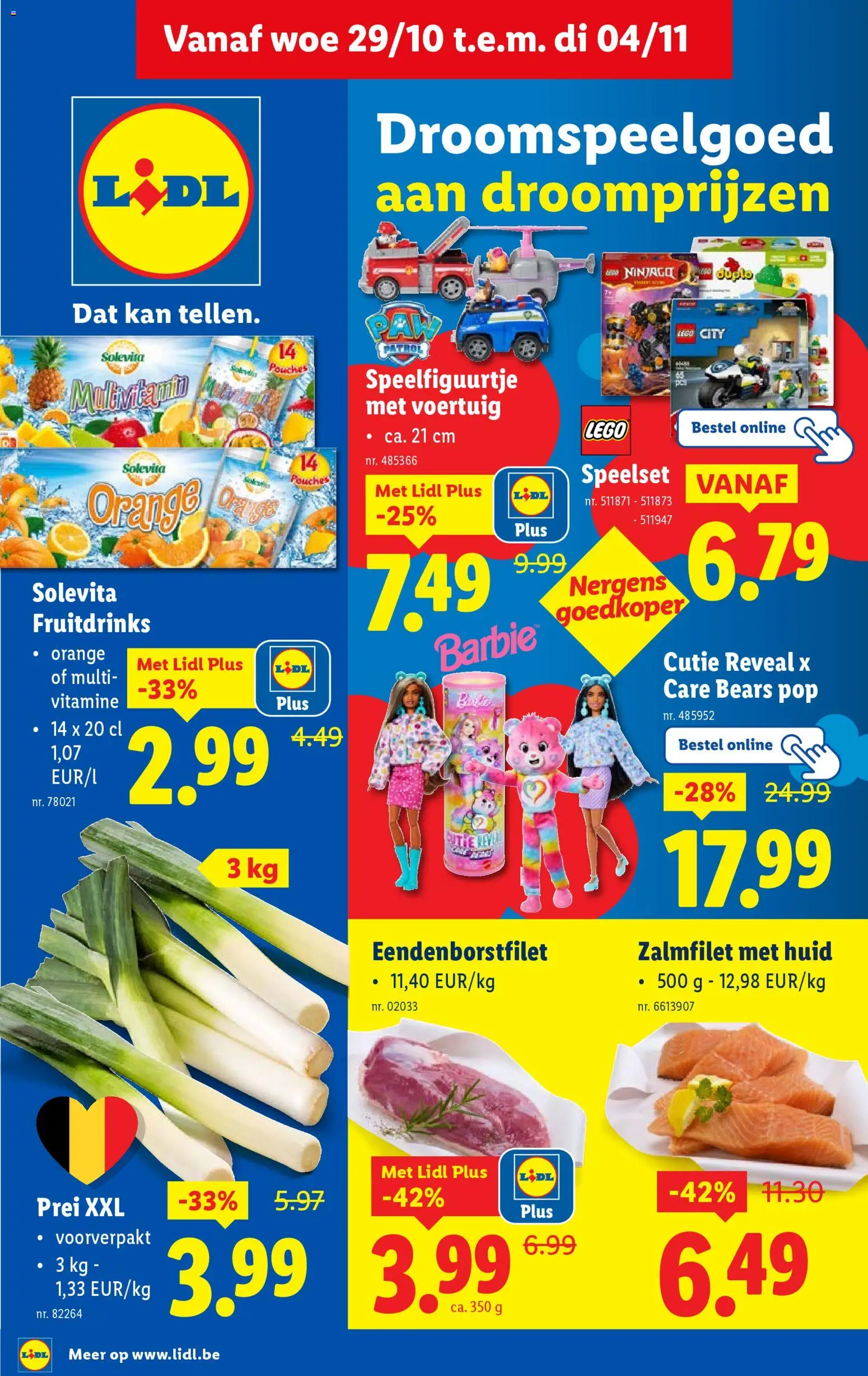 Lidl shop Folder week 44 geldig vanaf 29/10/2025 - Paginanummer 1