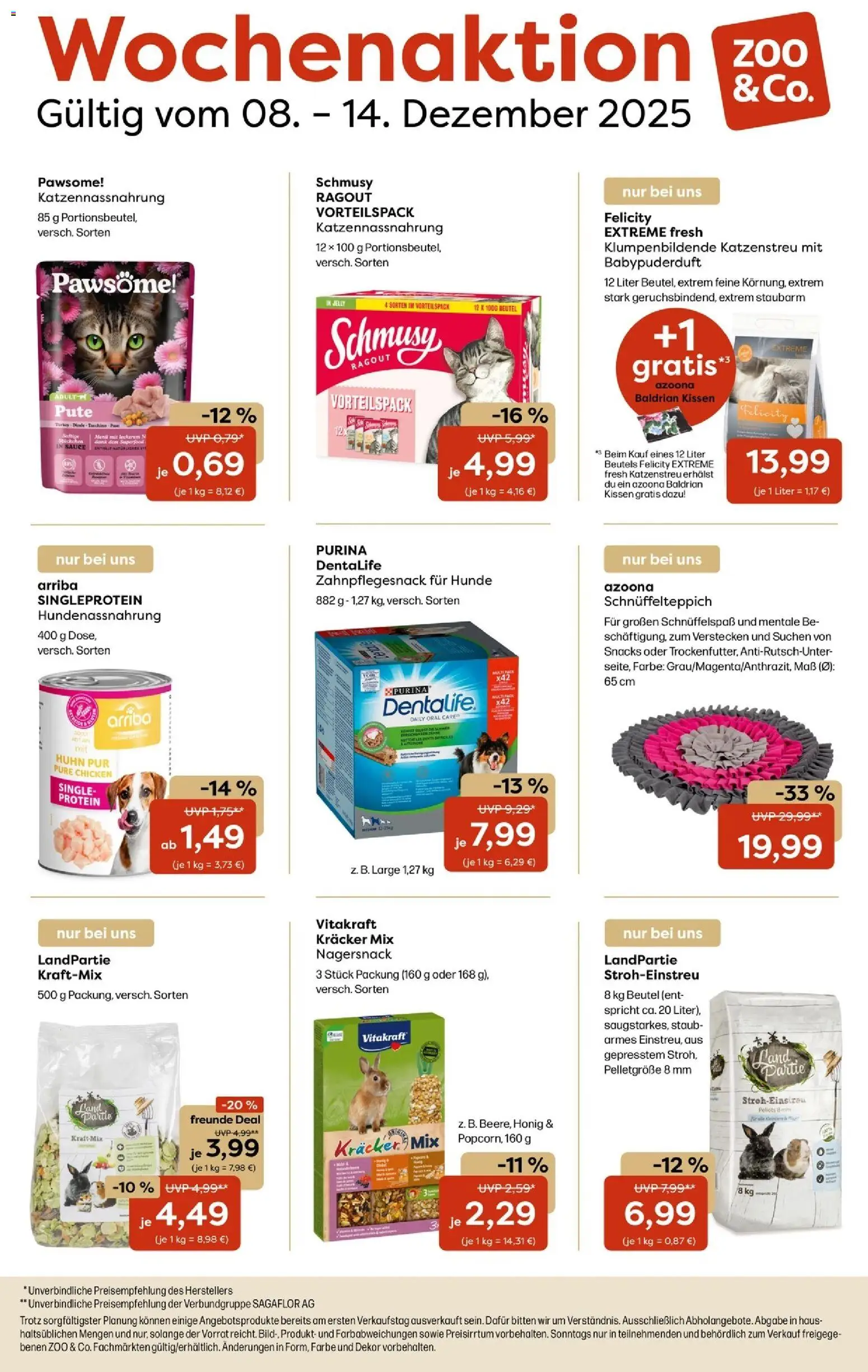 Vorschau von dem Prospekt des Geschäftes Zoo & co, gültig ab dem 08.12.2025
