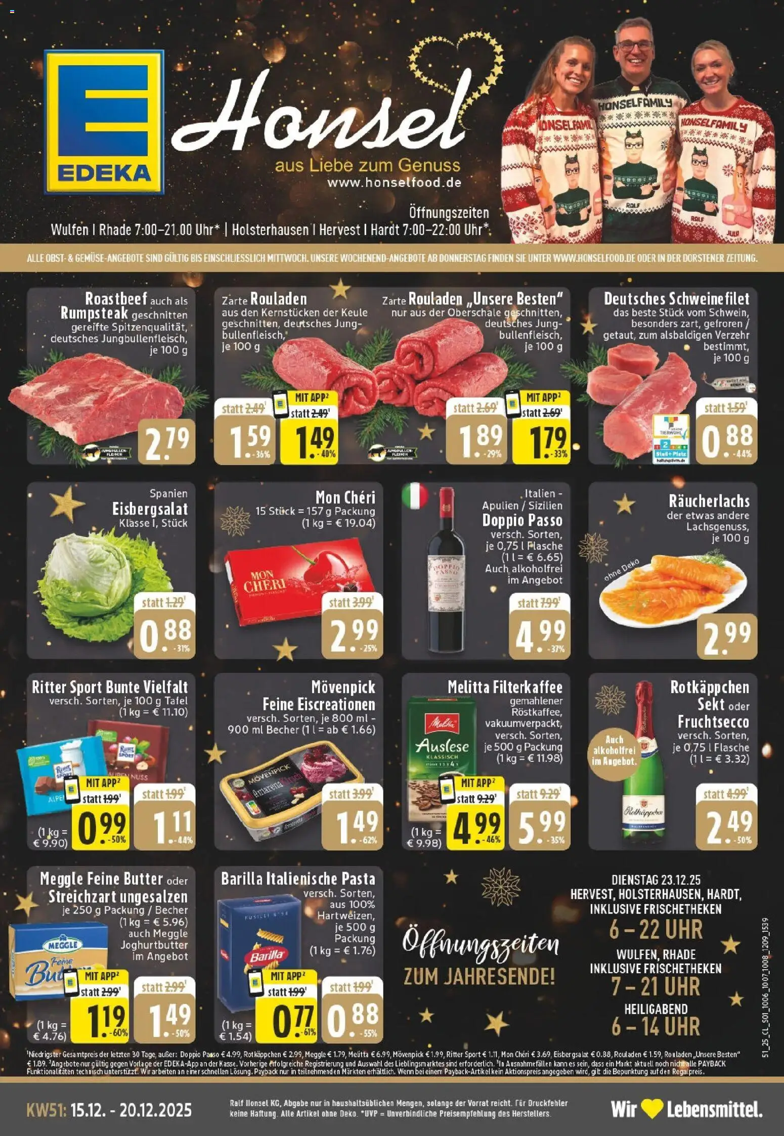 Vorschau von dem Prospekt des Geschäftes Edeka, gültig ab dem 15.12.2025