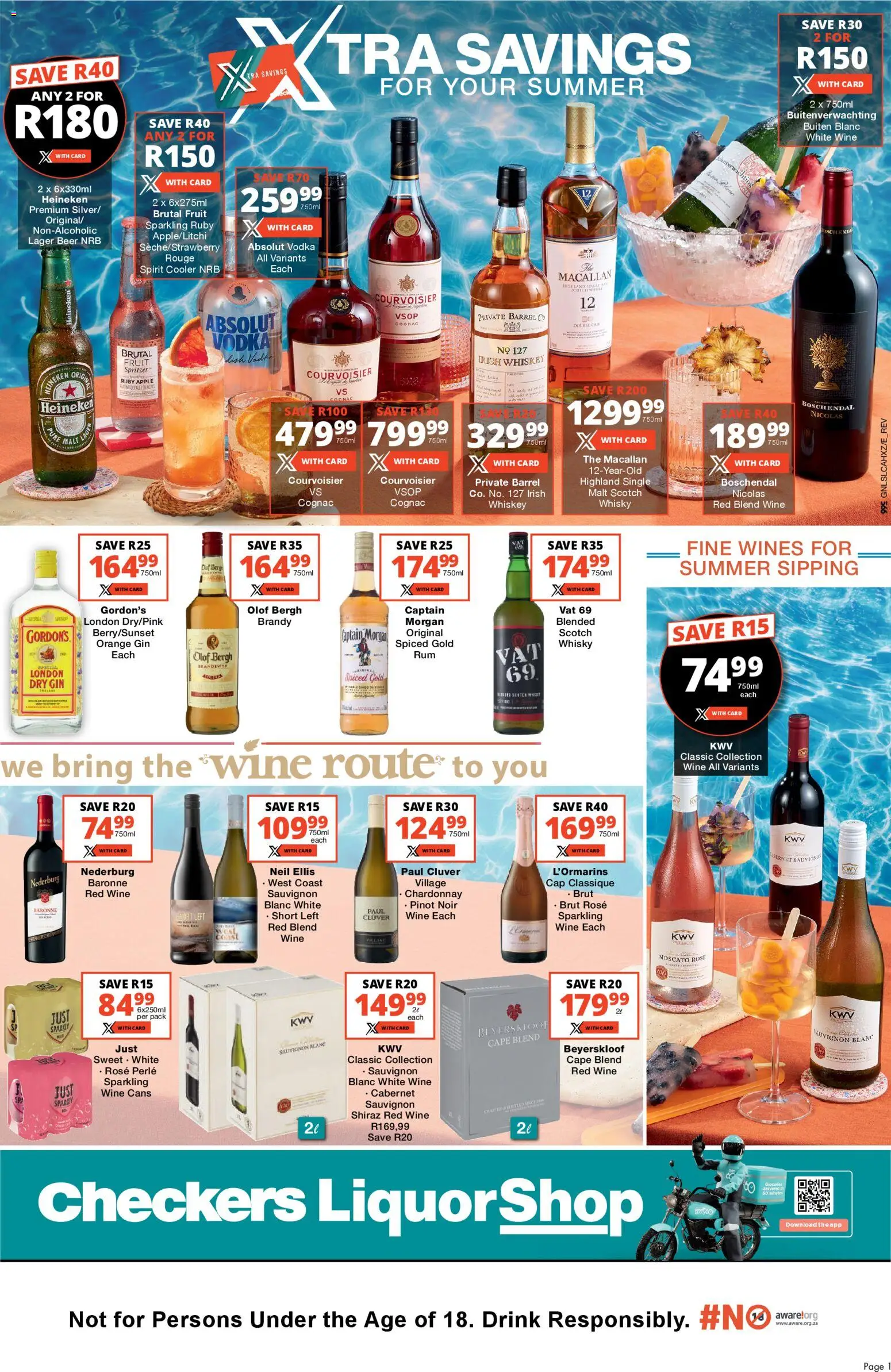 Checkers Gauteng - Xtra LiquorShop Specials 24/10 - 09/11/2025 >> Catalogue