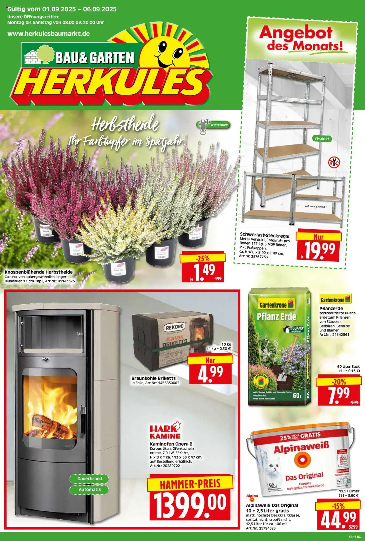 HERKULES Bau & Garten (vom 01.09.2025 - 06.09.2025)
