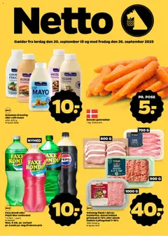 Eksempel på tilbudsavis Tilbudsavis fra butik Netto gyldig fra 20/09/2025