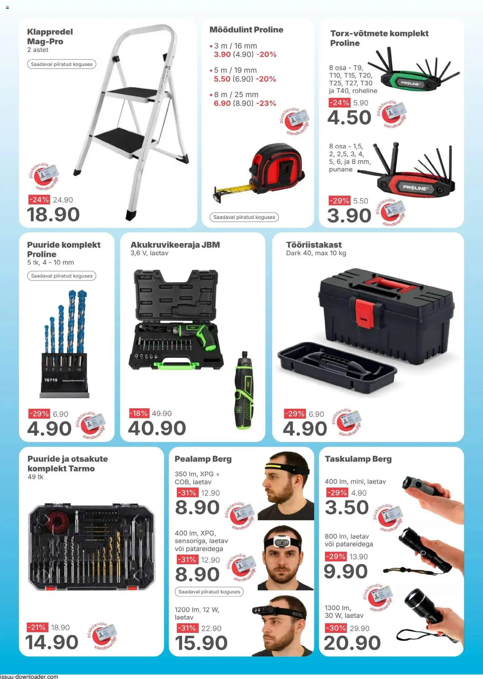 Magaziin kliendilehe eelvaade alates 2026.01.08