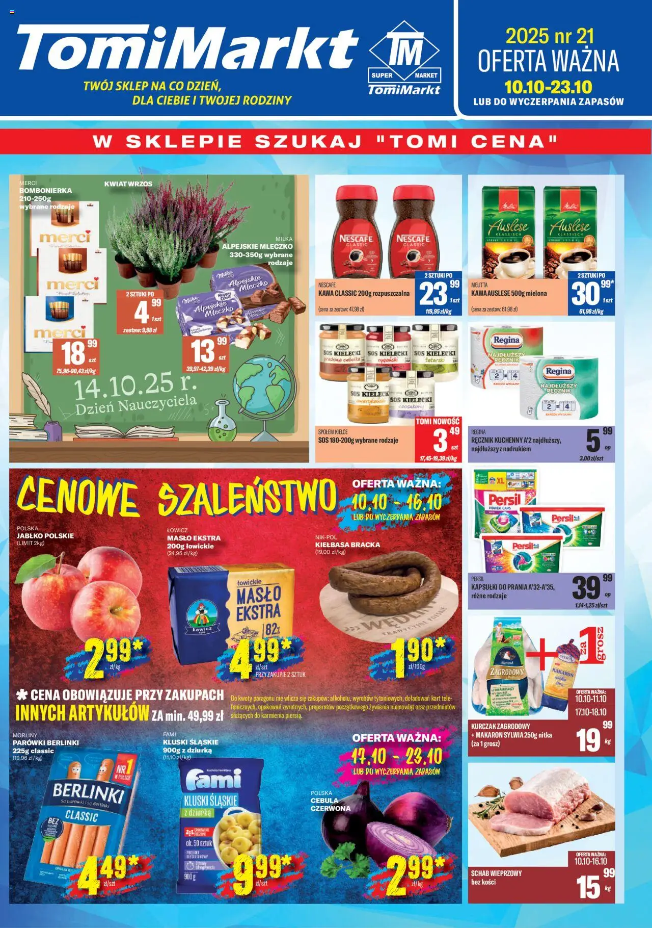 TomiMarkt Gazetka od 10.10.2025 - Nowa Gazetka - Numer strony 1