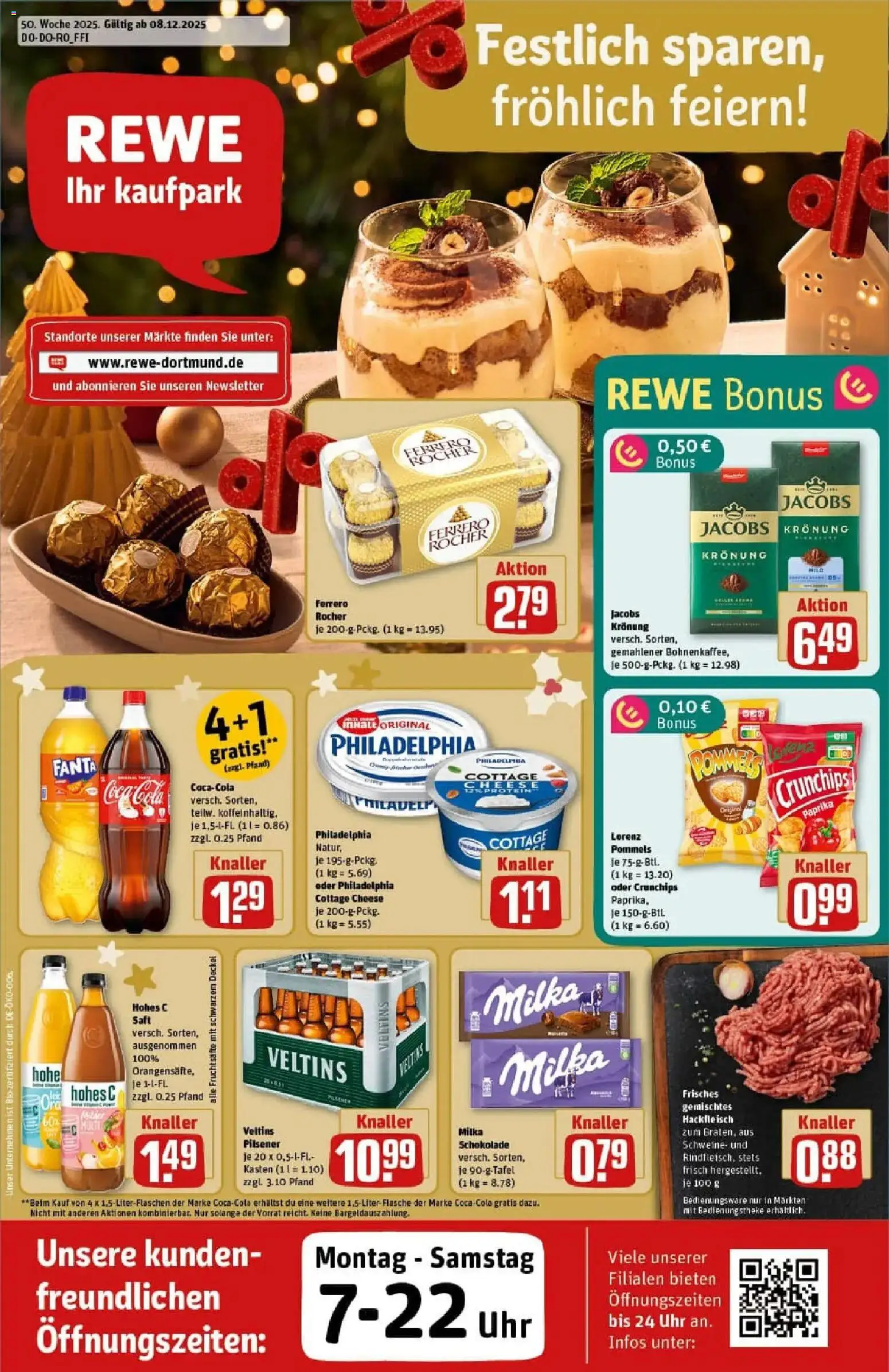 Vorschau von dem Prospekt des Geschäftes Rewe, gültig ab dem 07.12.2025