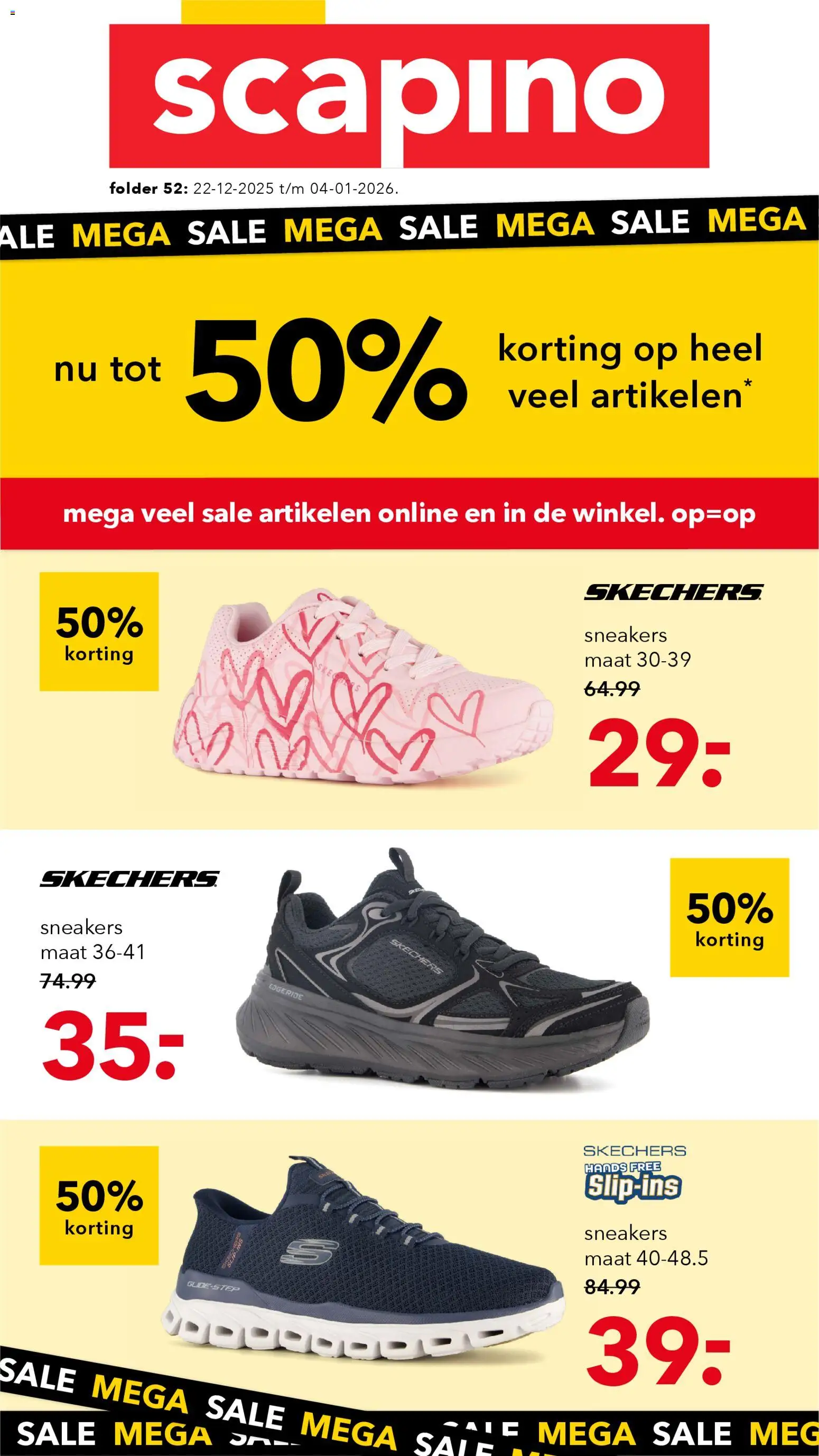 Voorbeeld van Sale van winkel Scapino geldig vanaf 22-12-2025