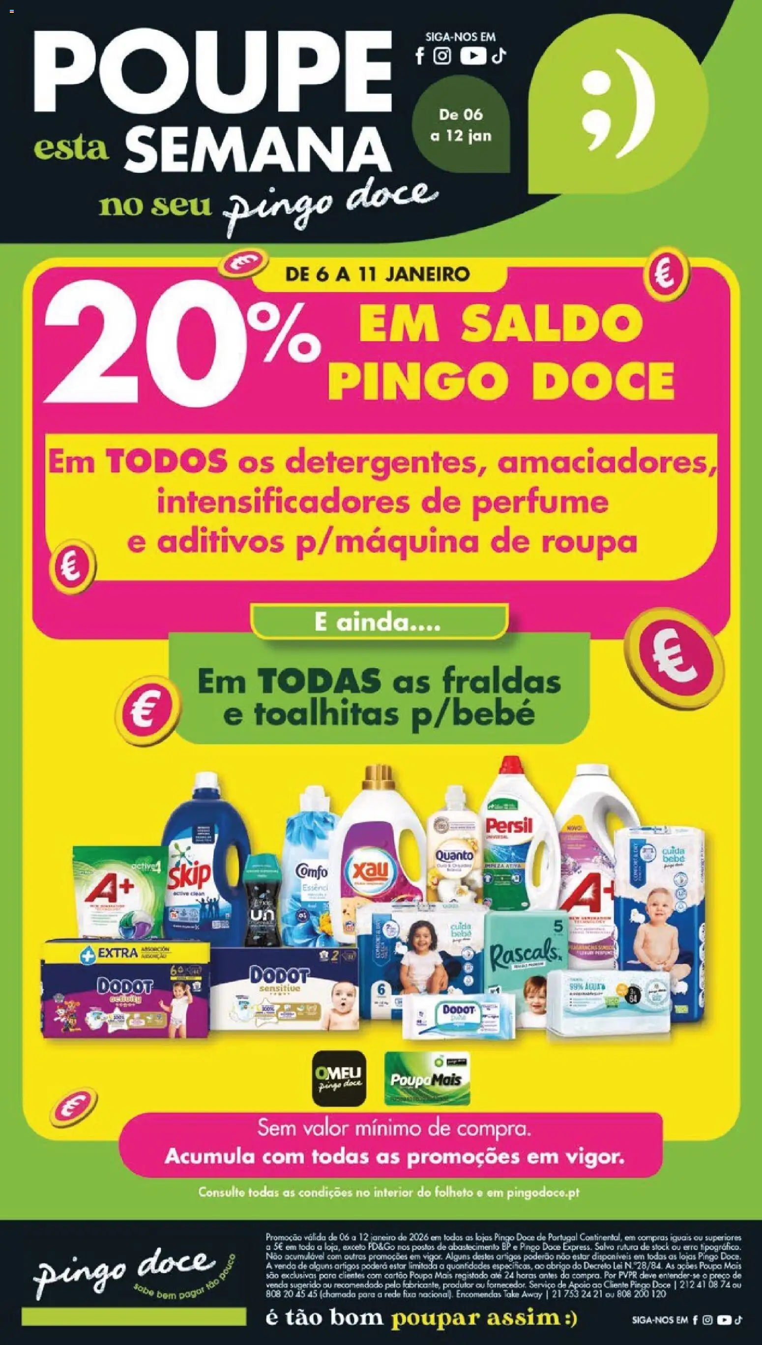 Pré-visualização do folheto da loja Pingo Doce válida a partir de 06/01/2026