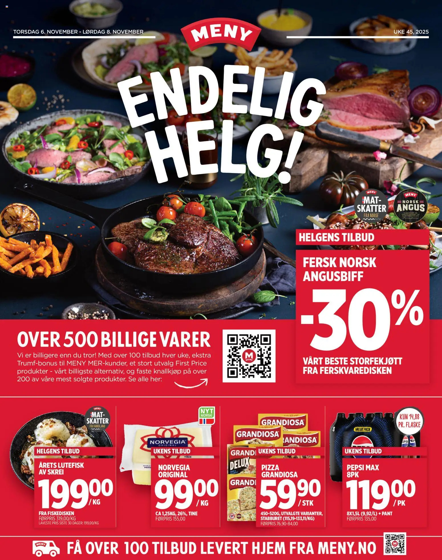 Forhåndsvis Endelig Helg! fra butikk Meny gyldig fra 06/11/2025