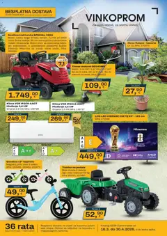 Pregled letka Vinkoprom Katalog trgovine Vinkoprom vrijedi od 16.03.2026