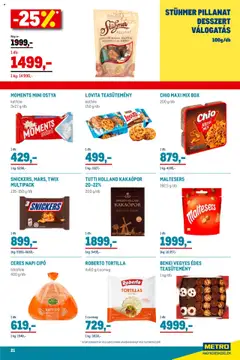 Metro - Élelmiszer és Szezonális Ajánlataink! 2025/10 megtekintése, amely érvényes 2025.10.01.-től | Oldal: 21