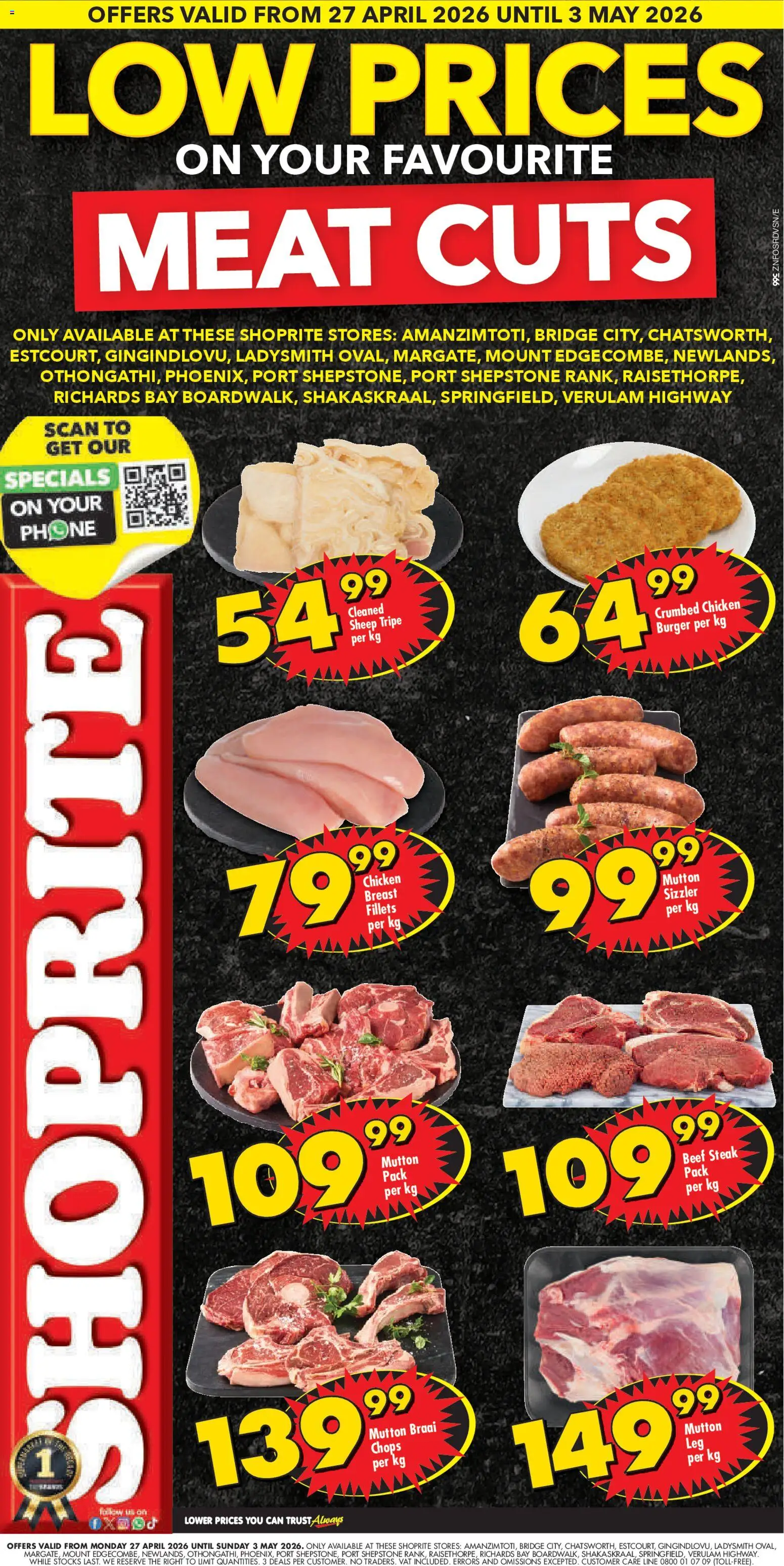 Preview of Shoprite flyer valid from 27/04/2026