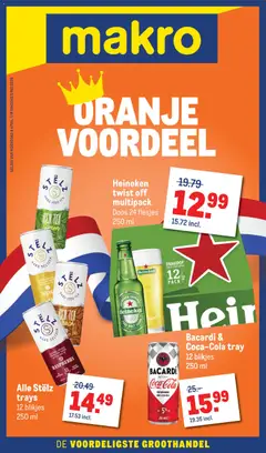 Voorbeeld van Makro folder - Oranjevoordeel van winkel Makro geldig vanaf 08-04-2026