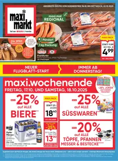 Vorschau der Angebote: Maximarkt Flugblatt gültig ab 16.10.2025