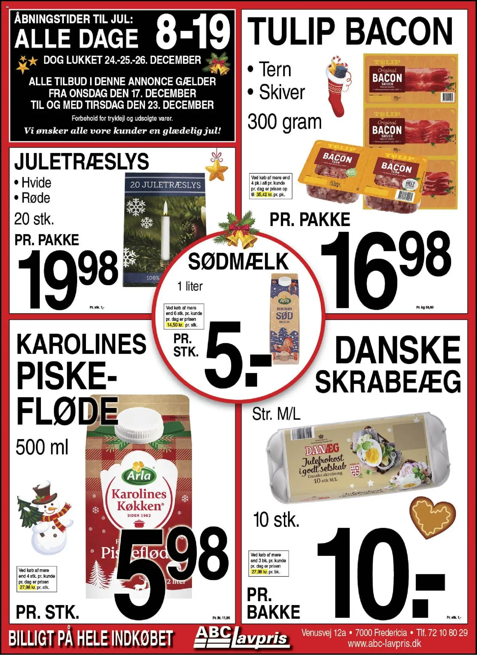 Eksempel på tilbudsavis Fredericia fra butik Abc Lavpris gyldig fra 17/12/2025