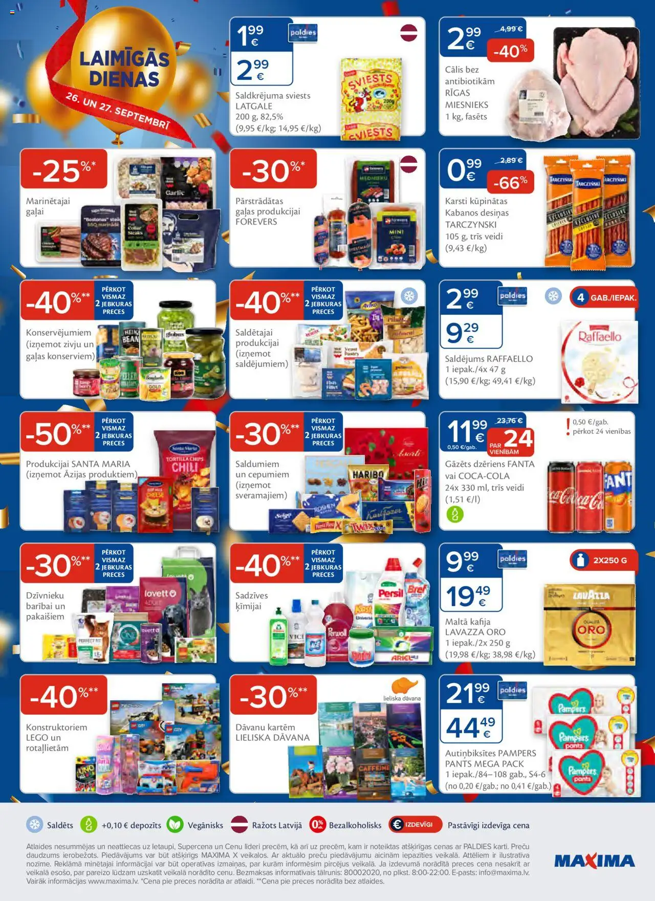 Skatīt Maxima akciju bukletu, derīgs no 2025.09.23