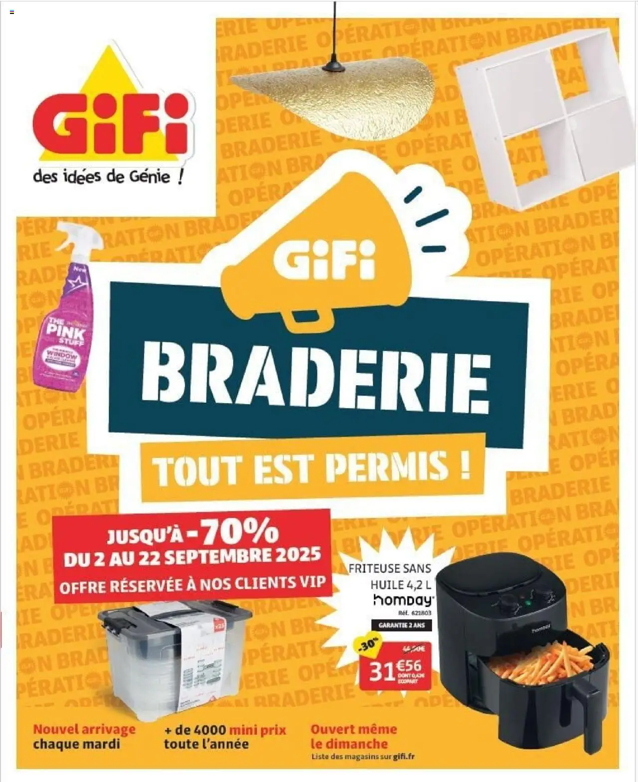 Catalogue de la boutique GiFi valable du 02/09/2025 - Page numéro 1