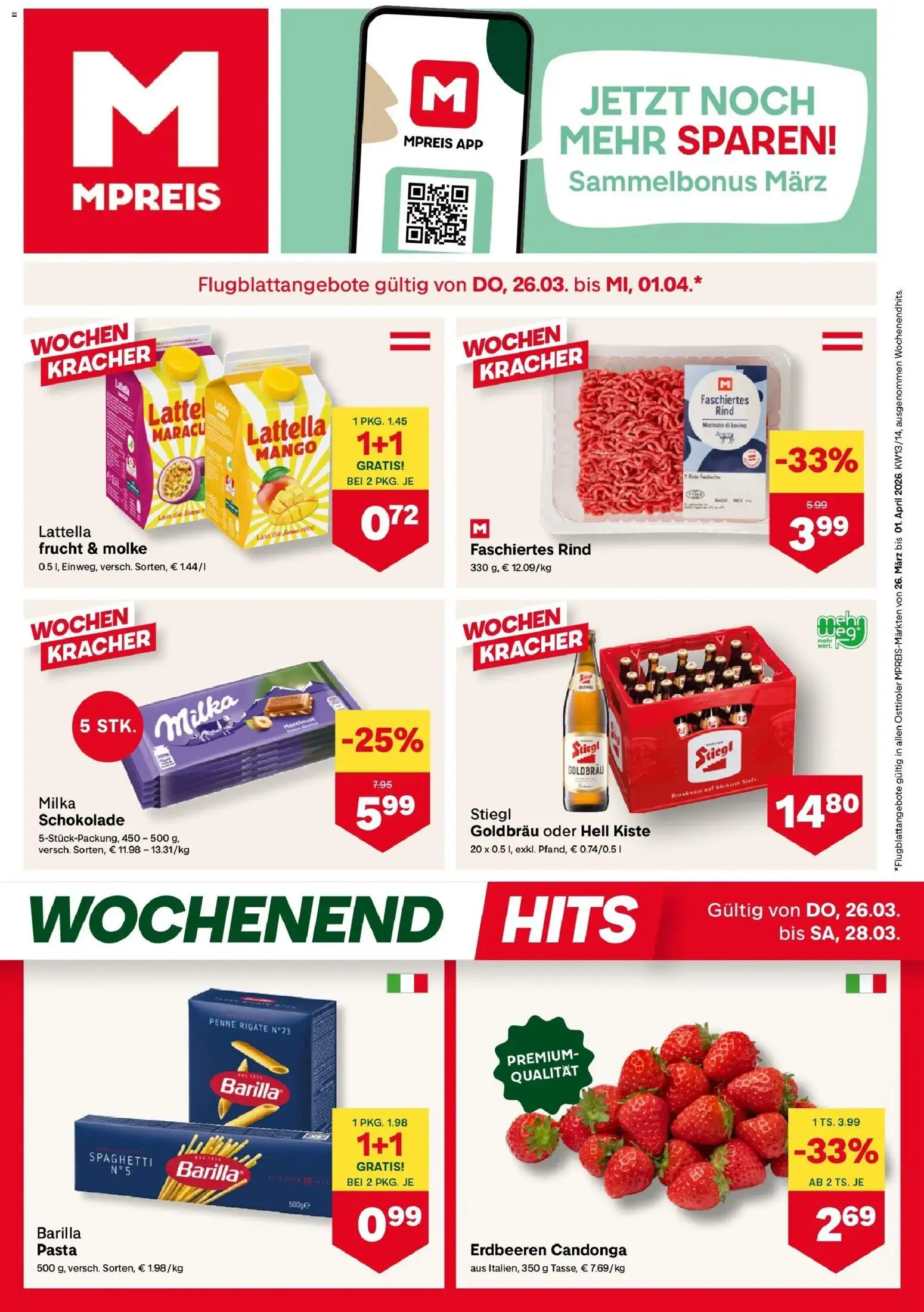 Vorschau der Angebote: MPREIS MPREIS Sillian gültig ab 26.03.2026