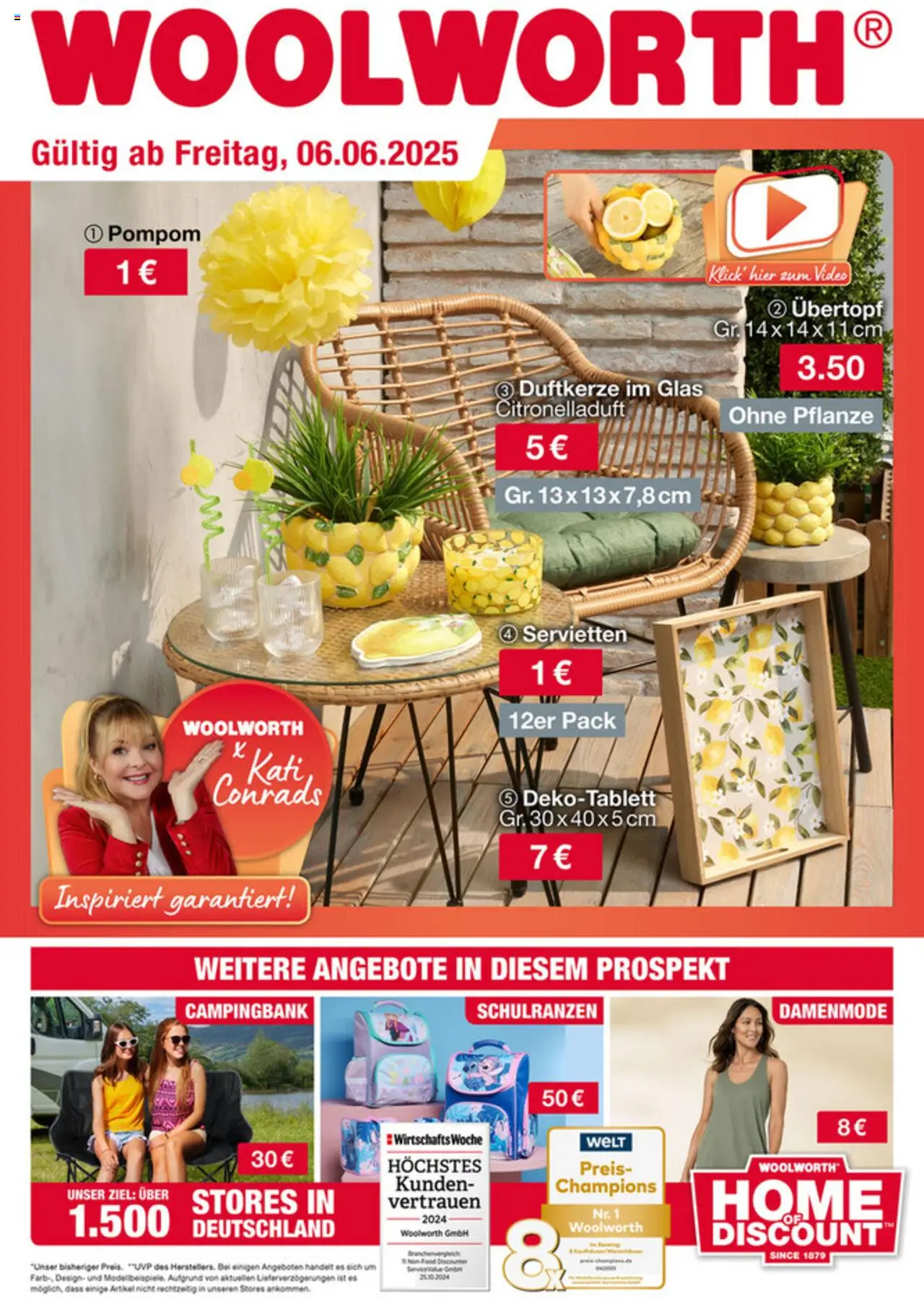 Woolworth Prospekt (vom von Freitag 06.06.2025) - Video