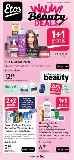 Voorbeeld van Etos folder van winkel Etos geldig vanaf 06-04-2026