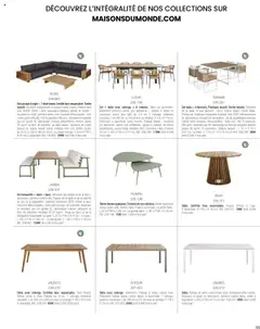 Prévisualisation de Catalogue du magasin Maisons du Monde formulaire valide 01/04/2024 | Page: 105