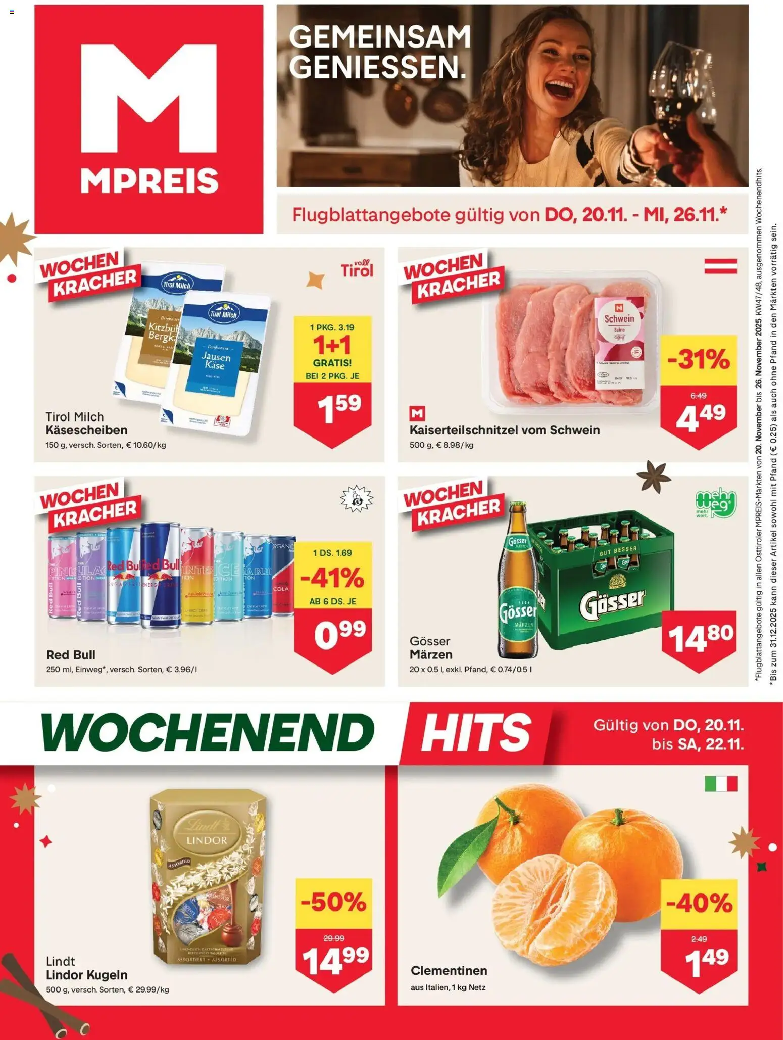 Vorschau der Angebote: MPREIS Sillian gültig ab 20.11.2025