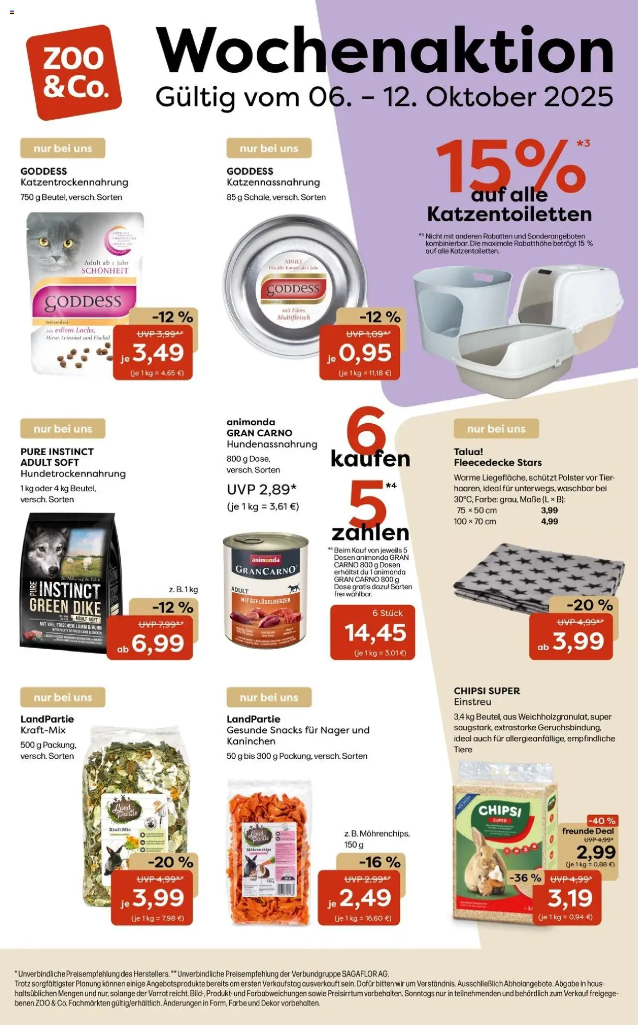 Zoo & co Prospekt (vom 06.10.2025 - 12.10.2025) - Kaninchen
