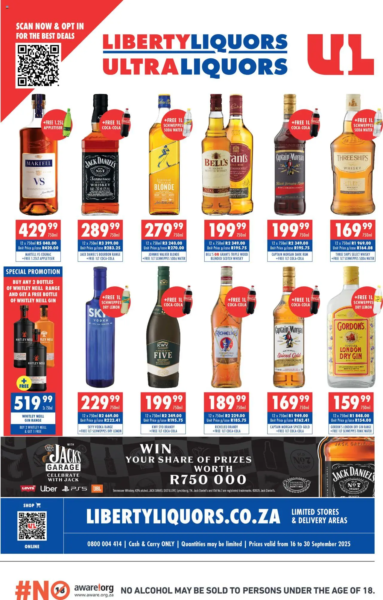 Ultra Liquors Specials from 16/09 - 30/09/2025 > Promotions