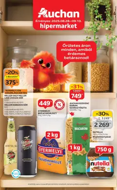 Auchan - Töltsd fel a spájzod megtekintése, amely érvényes 2025.08.28.-től
