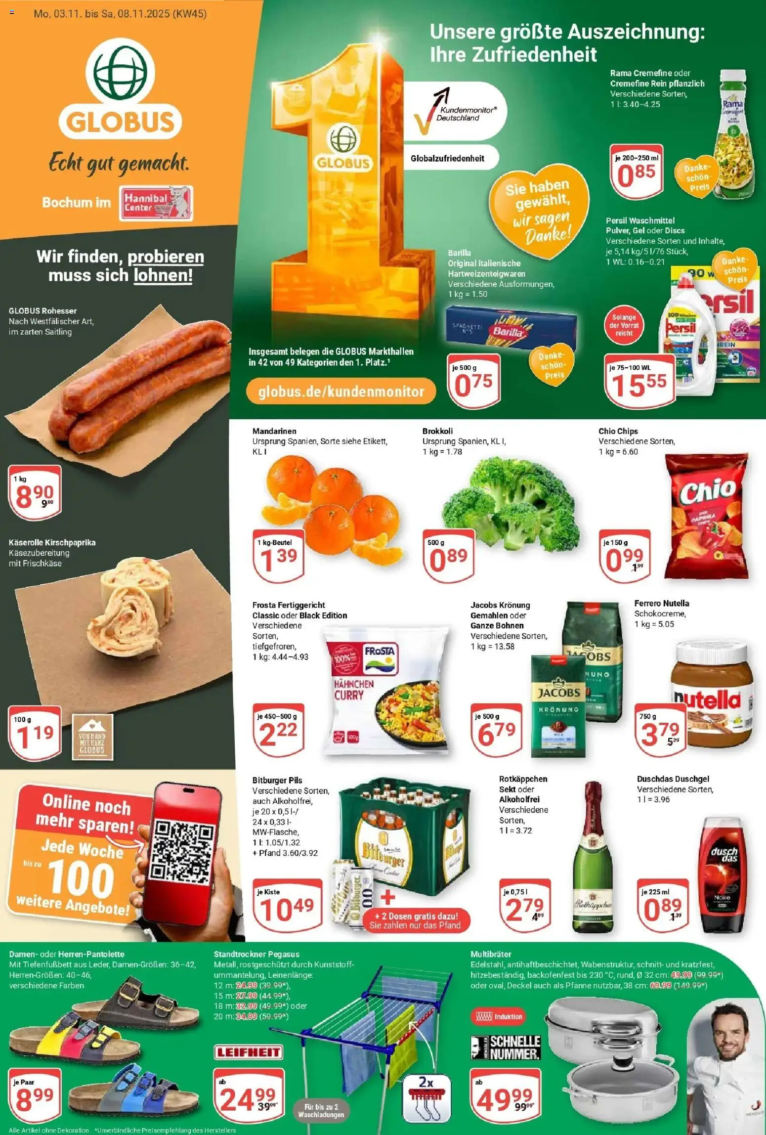 Vorschau von dem Prospekt des Geschäftes Globus, gültig ab dem 02.11.2025