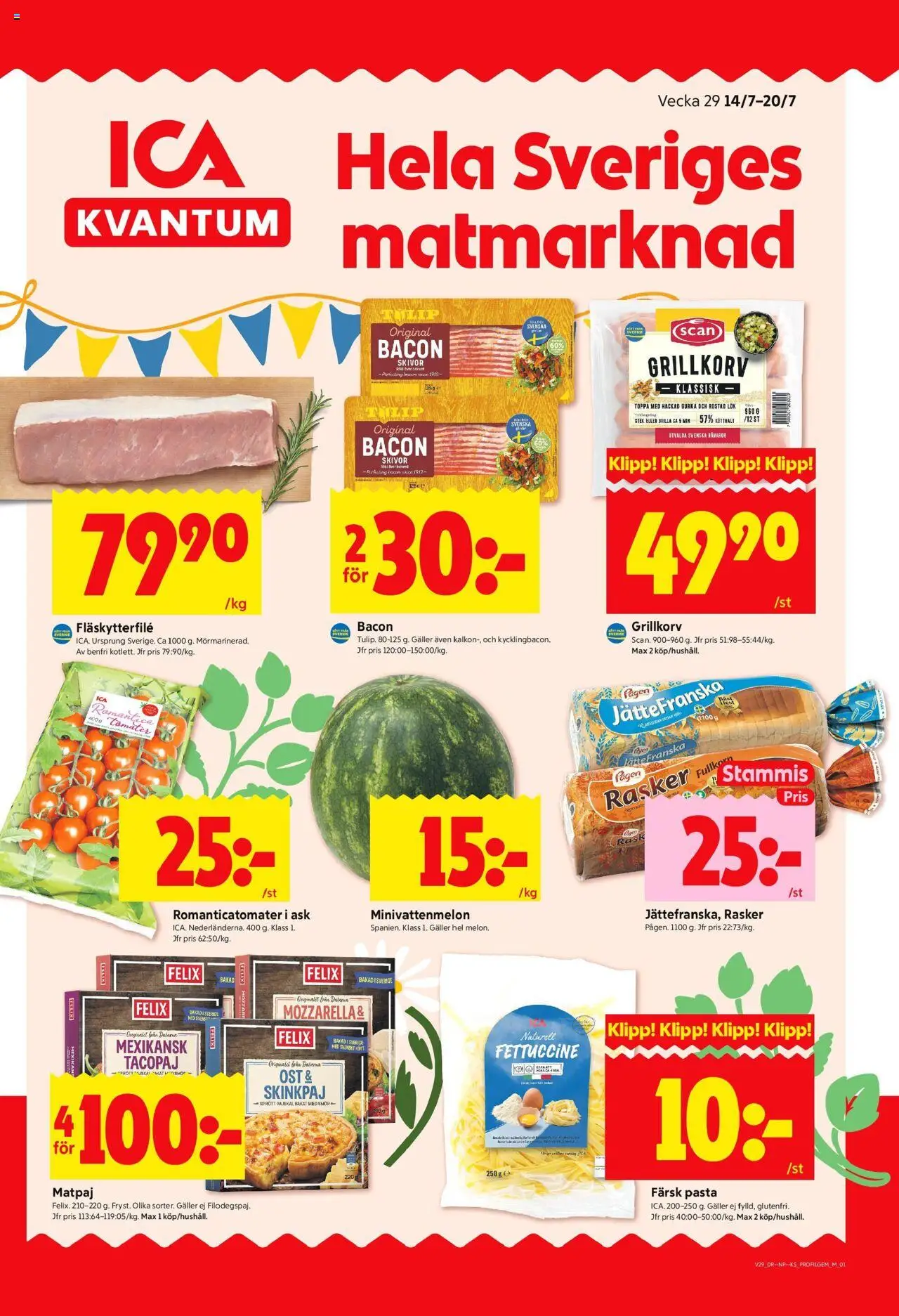Boden är giltig 14/07 2025 > Veckans Erbjudanden gäller från 14/07/2025 till 20/07/2025 sidnummer 1