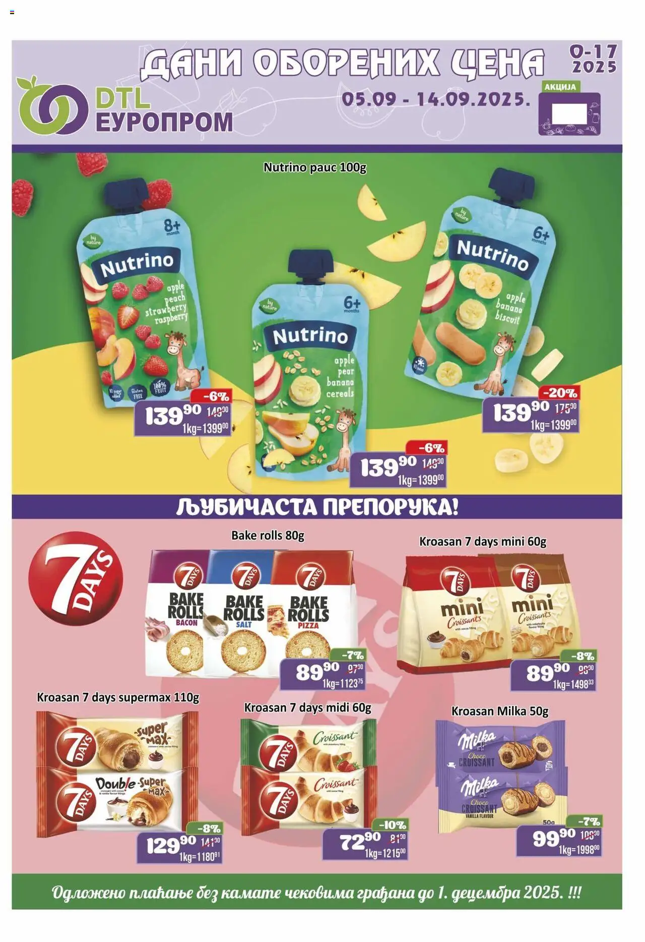 Europrom katalog važi od 05.09.2025 - stranica 1
