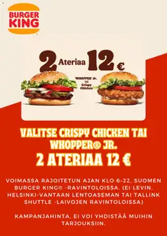 Kaupan Burger King Tarjoukset esikatselu, voimassa 13/10/2025 | Sivu: 4