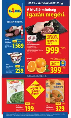 Lidl - Akciós újság Lidl megtekintése, amely érvényes 2026.01.29.-től