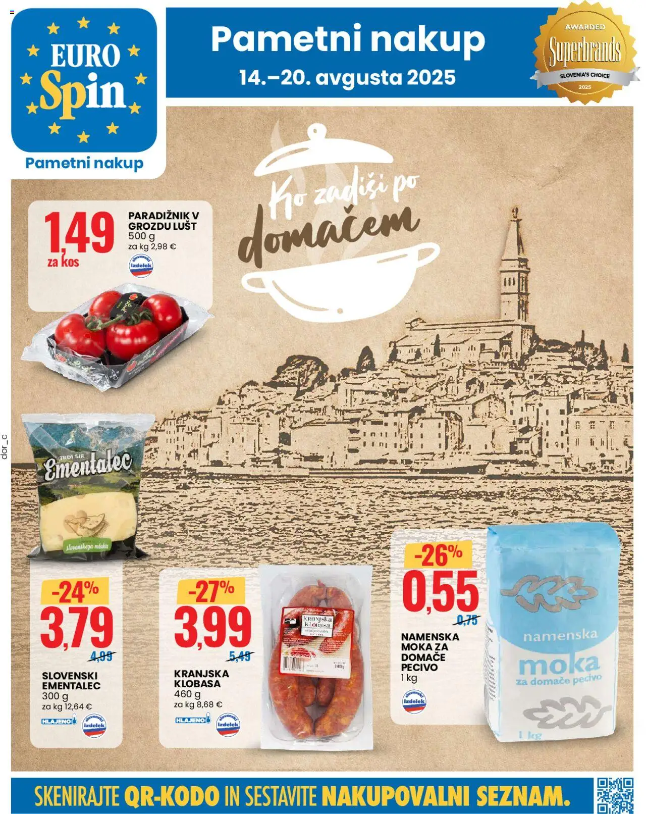 Eurospin Ljubljana od 14.08.2025 - aktualna ponudba - stran 1