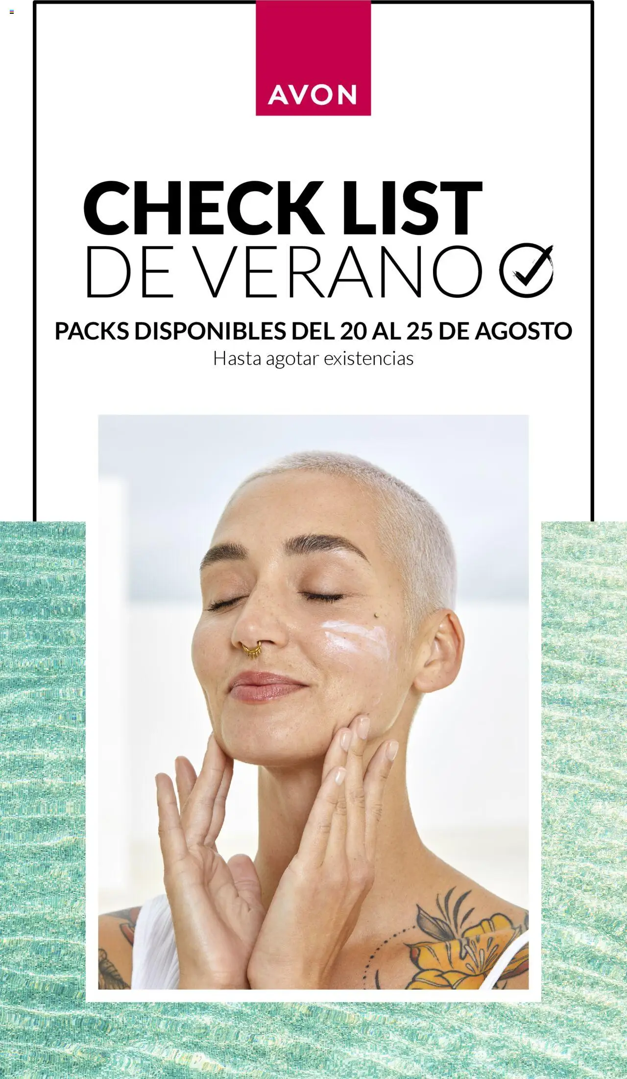 AVON catálogo Agosto 2025 - Check List del verano