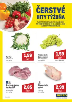 Náhľad Metro letáku platného od 16.02.2026