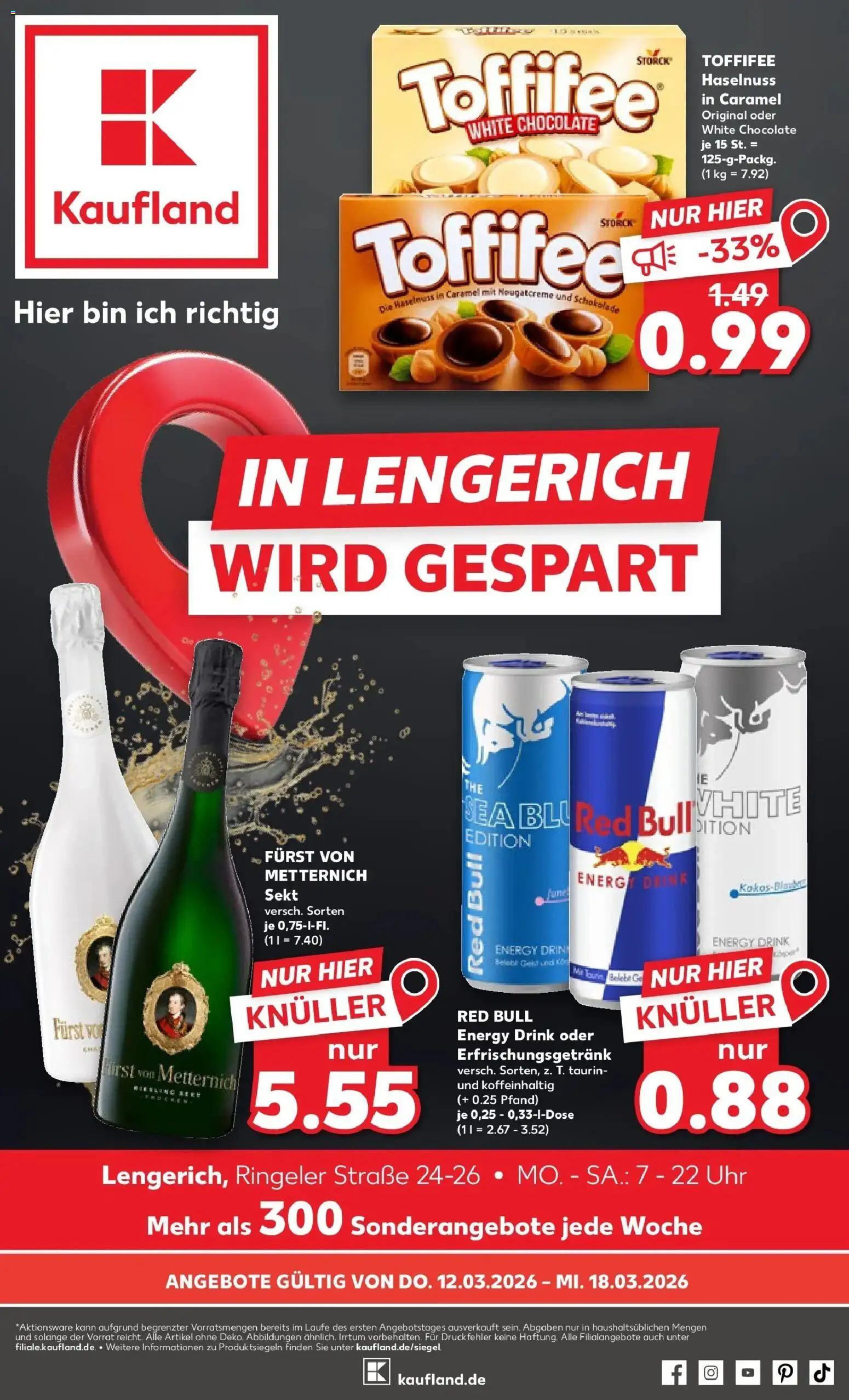 Vorschau von dem Prospekt des Geschäftes Kaufland, gültig ab dem 12.03.2026