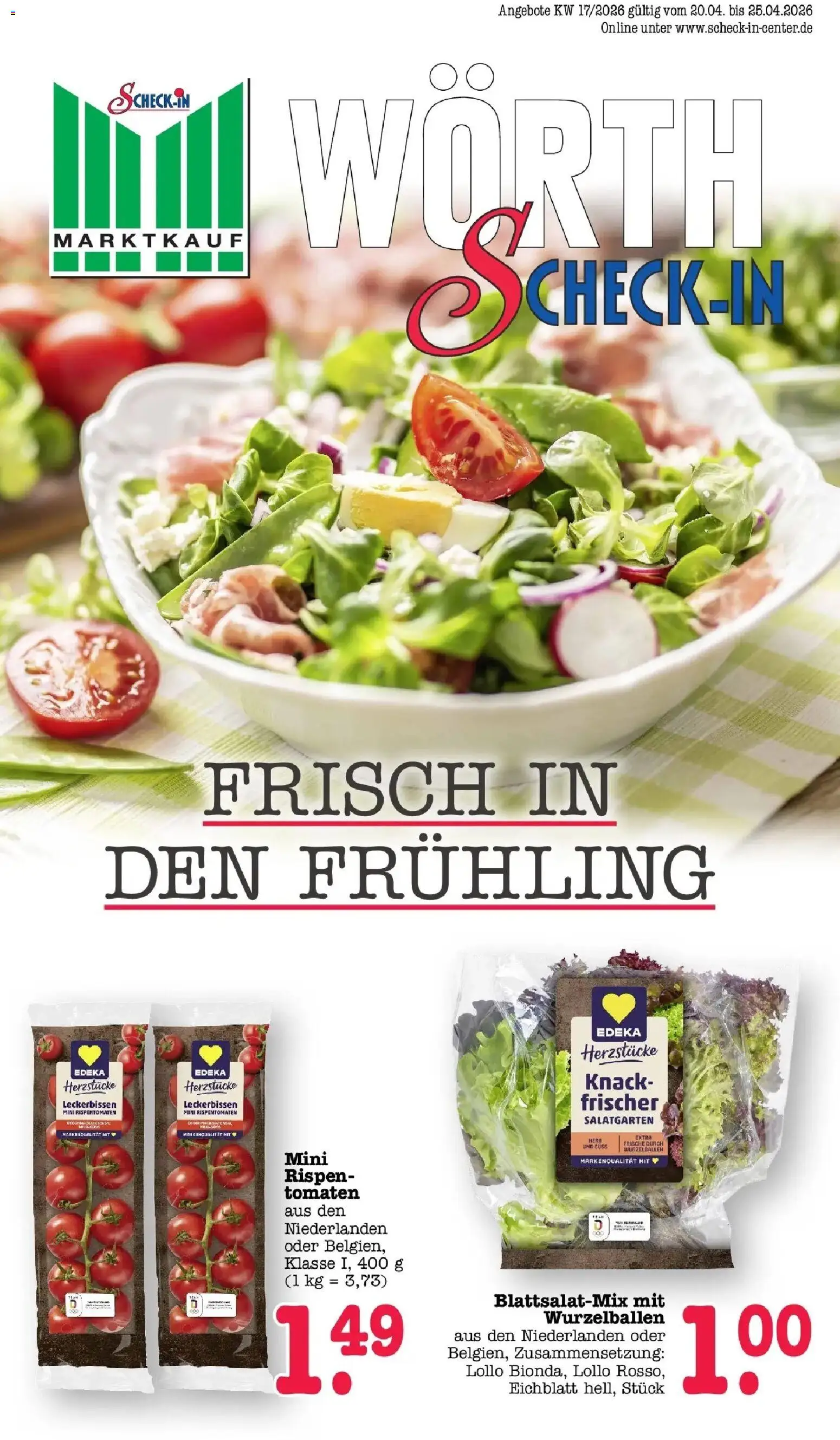 Vorschau von dem Prospekt des Geschäftes Edeka, gültig ab dem 20.04.2026 - Tomaten