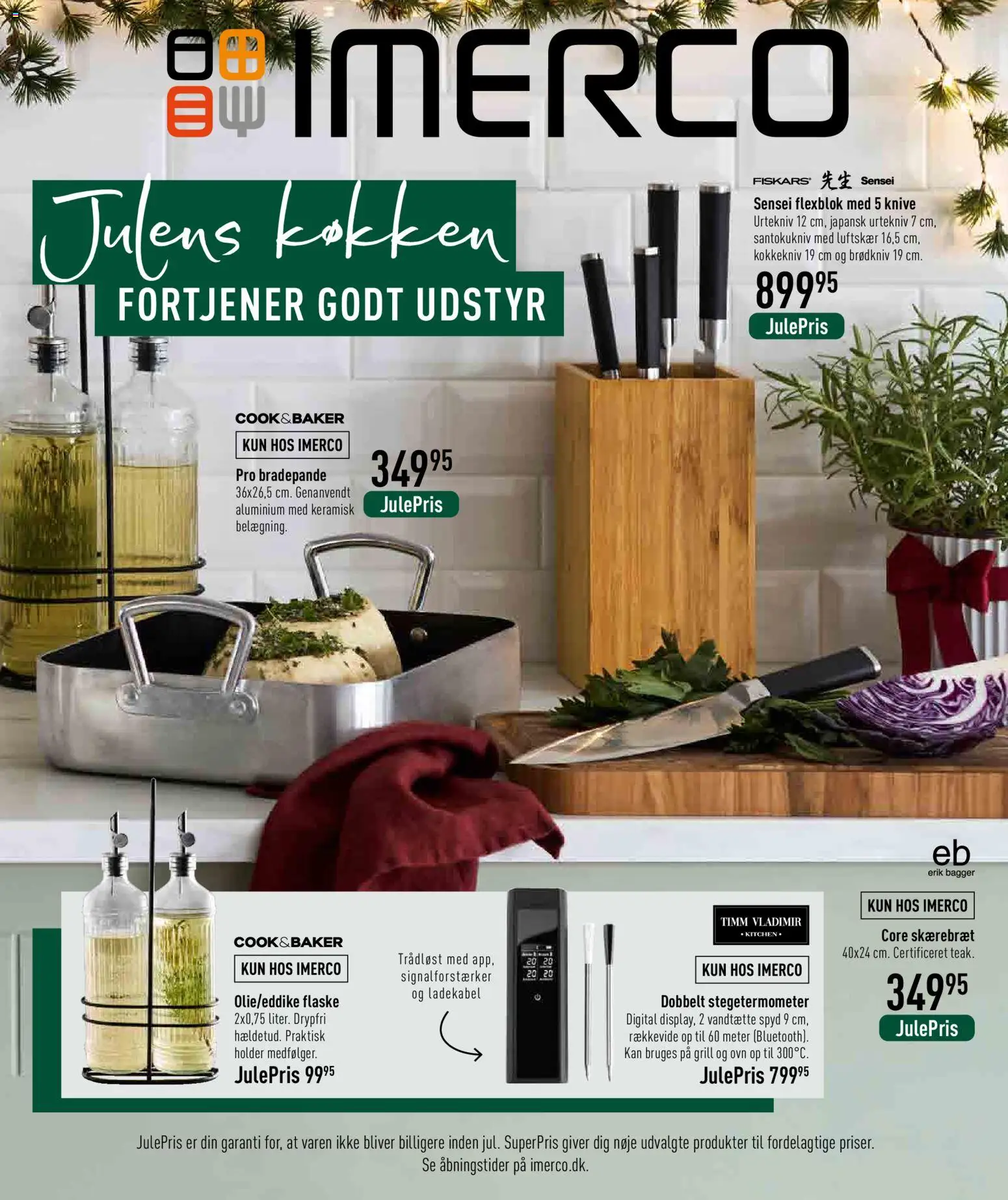 Eksempel på tilbudsavis Tilbudsavis fra butik Imerco gyldig fra 31/10/2025 - Grill, Skærebræt, Ovn